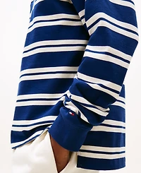 Tommy Hilfiger Men's Big & Tall Stripe Rugby Shirt
