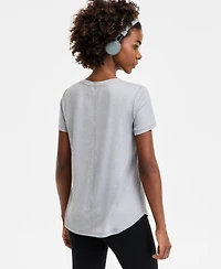 Id Ideology Women's V-Neck Performance T-Shirt, Created for Macy's
