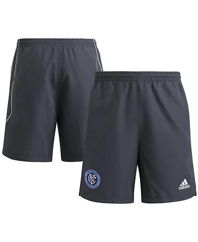 Adidas Men's Gray New York City Fc 2025 Travel Shorts