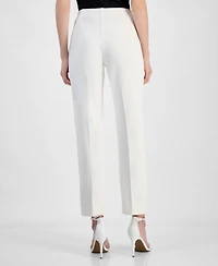 Anne Klein Women's Pull-On Straight-Leg Ankle Pants