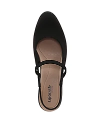 LifeStride Women's Evoke Block Heel Slingback Pumps
