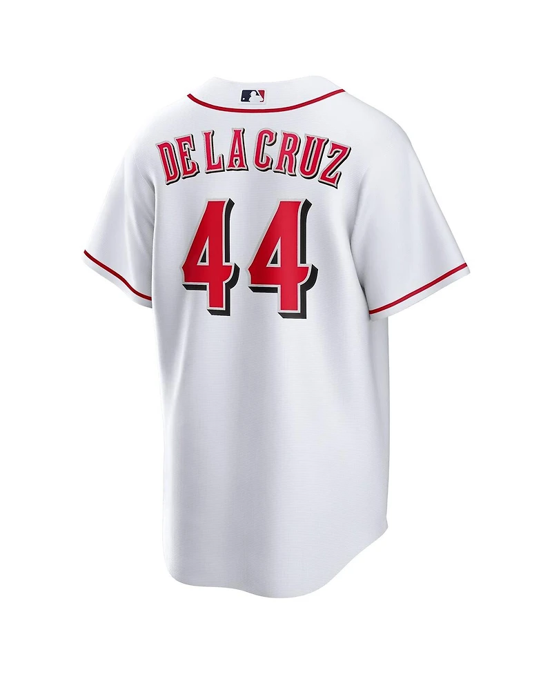 Men's Nike Elly De La Cruz White Cincinnati Reds Home Replica Jersey