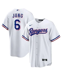 Nike Men's Josh Jung White Texas Rangers Replica Player Jersey