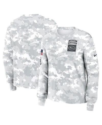 Nike Women's Arctic Camo New York Jets 2024 Salute To Service Long Sleeve T-Shirt