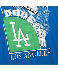 Mitchell & Ness Men's Blue Los Angeles Dodgers Cooperstown Collection Logo Blast T-Shirt