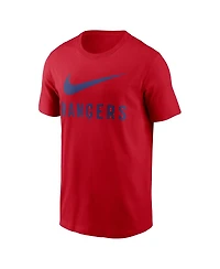 Nike Men's Red Texas Rangers Swoosh T-Shirt