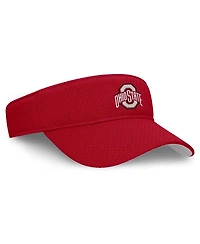 Nike Men's and Women's Scarlet Ohio State Buckeyes 2025 Dugout Softball Ace Performance Adjustable Visor Hat