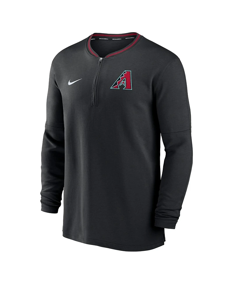 Nike Men's Black Arizona Diamondbacks Authentic Collection Performance Half-Zip Top