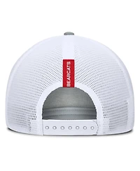 Fanatics Men's Heather Gray/Red Cincinnati Bearcats Profile Trucker Adjustable Hat