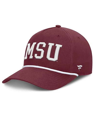Fanatics Men's Maroon Mississippi State Bulldogs Foul Ball Rope Adjustable Hat