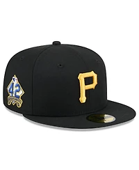 New Era Men's Black Pittsburgh Pirates 2025 Jackie Robinson Day 59FIFTY Fitted Hat