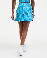Id Ideology Women's Abstract Printed Flounce Skort, Exclusively at Macy's