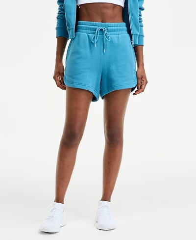 Id Ideology Women's Drawstring-Waist Dolphin-Hem Shorts, Exclusively at Macy's