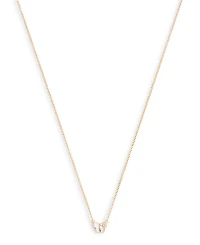 Coach Signature Faux Stone Butterfly Pendant Necklace