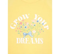 Max & Olivia Big Girls Floral Tank Printed Shorts 2 Piece Pajama Set