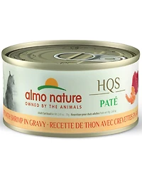 Hqs Pate' Cat 24pk (2.47oz): Tuna Recipe W/ Shrimp In Gravy
