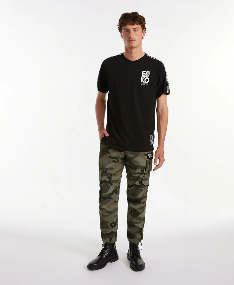 Ecko Unltd Men's Toggle Pouch Cargo Jogger Pants