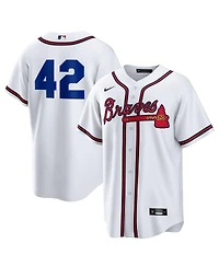 Nike Men's White Atlanta Braves Home 2025 Jackie Robinson Day Replica Jersey