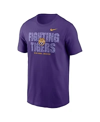 Nike Men's Purple Lsu Tigers Campus Local T-Shirt
