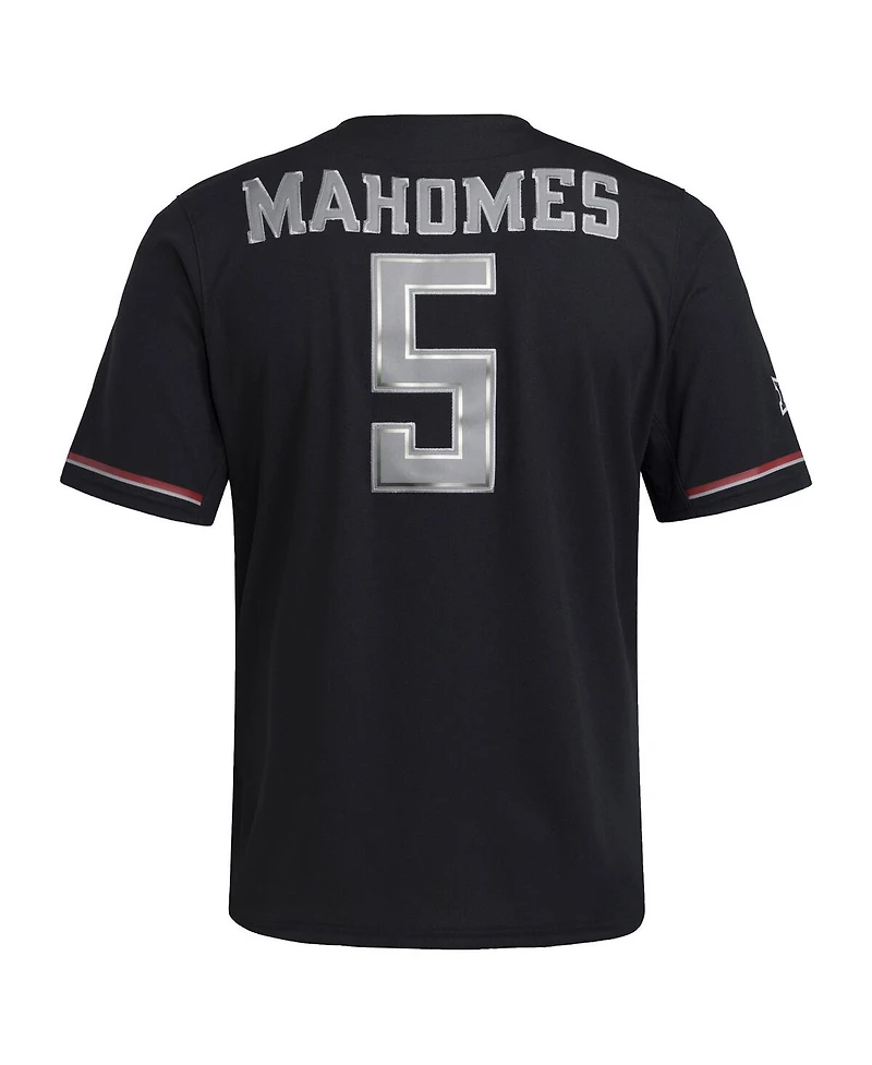 Adidas Men's Patrick Mahomes Black Texas Tech Red Raiders Replica Baseball Jersey