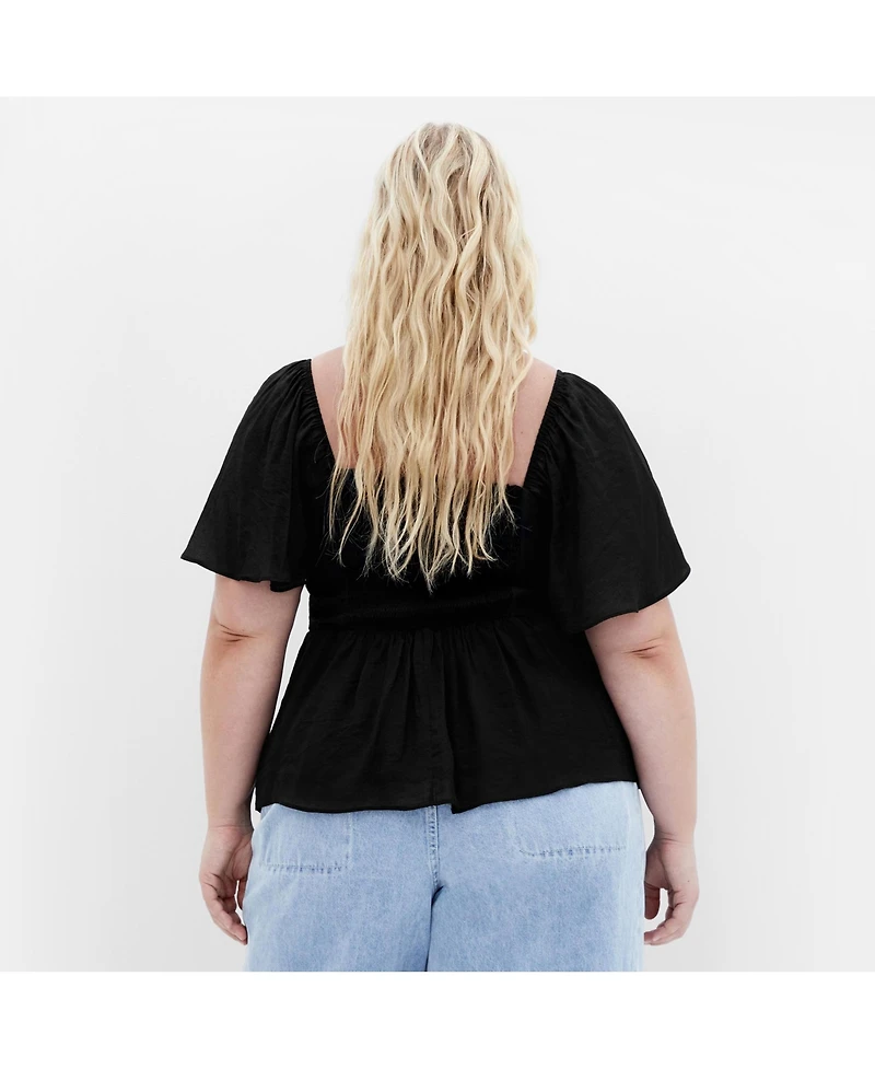 City Chic Plus Marci Top