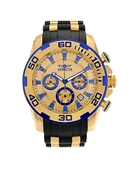 Invicta Men's 22308 Pro Diver Scuba Quartz Chronograph Gold Dial Watch