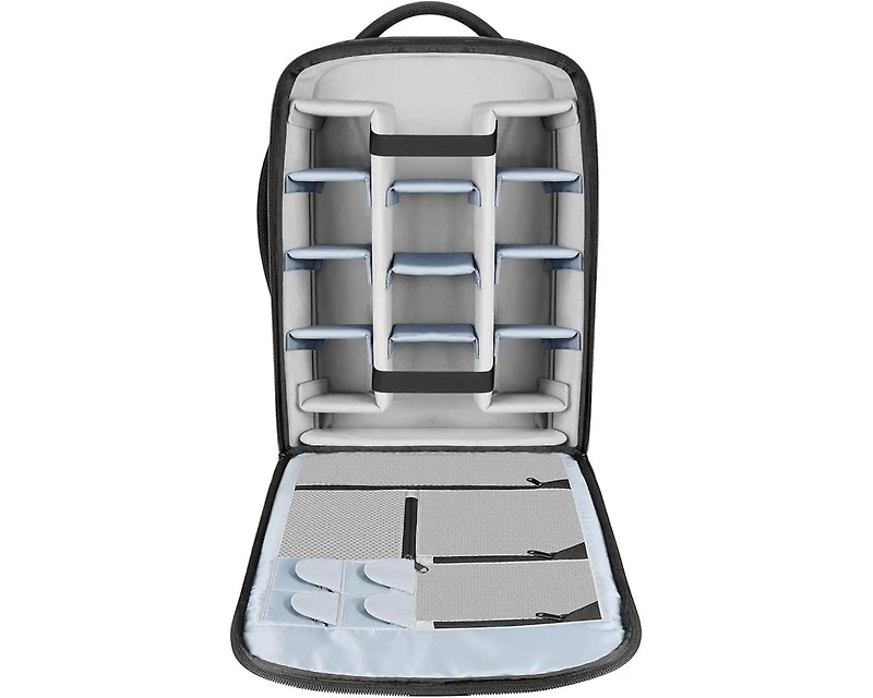 Neewer 2-in-1 Rolling Camera Backpack Trolley Case - Anti-Shock Detachable Padded Compartment