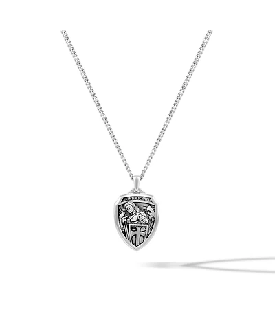 Vincero Men's St. Michael Pendant – 925 Sterling Silver Shield