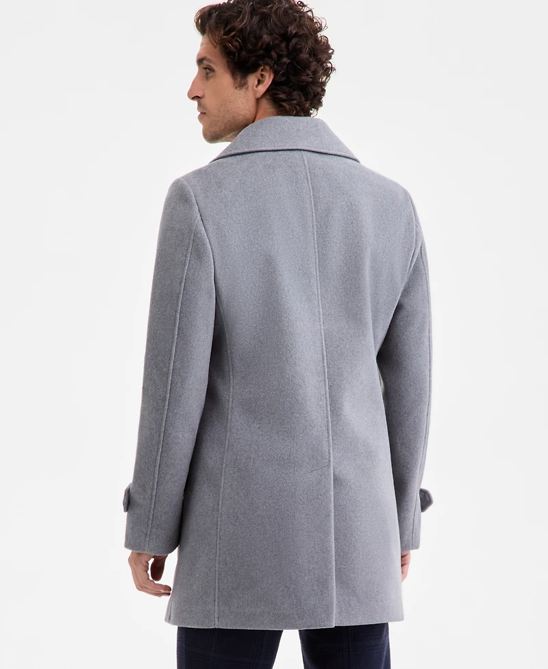 Tommy Hilfiger Men's Classic-Fit Double Breasted Overcoat