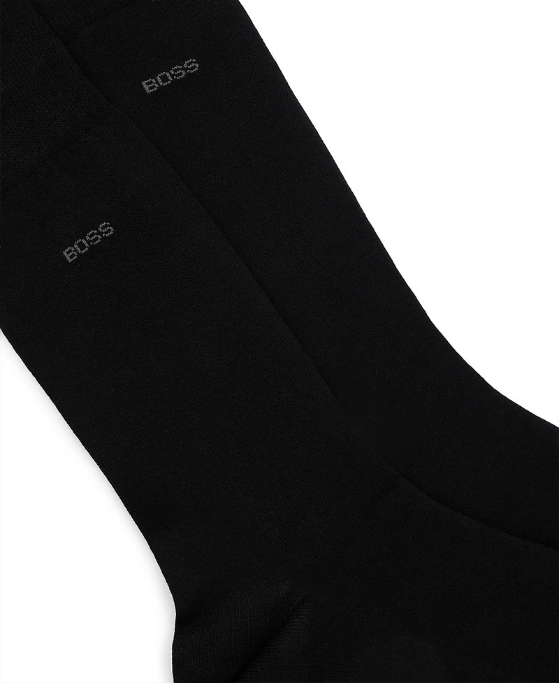 Boss by Hugo Boss Men's Egyptian-Cotton Blend Two-Pack Socks