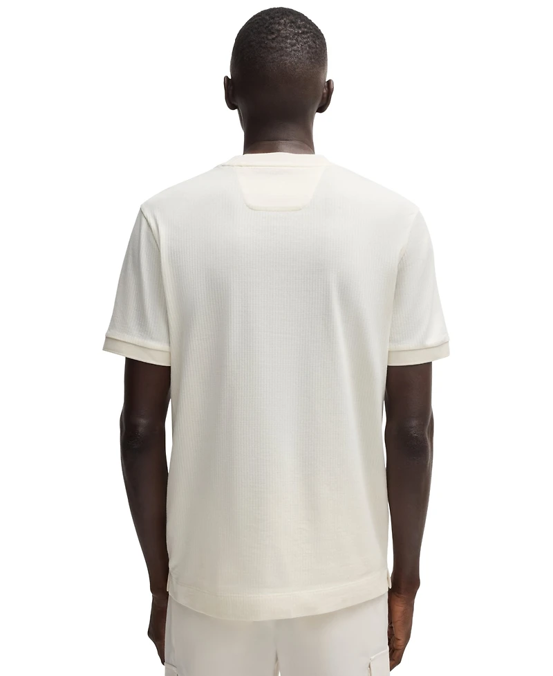 Boss by Hugo Men's Cotton-Silk Regular-Fit T-Shirt
