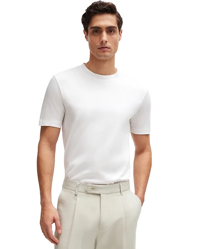 Boss by Hugo Men's Regular-Fit Mercerized-Cotton T-Shirt