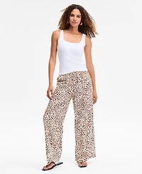 I.n.c. International Concepts Women's Printed Wide-Leg Pull-On Pants, Exclusively at Macy's