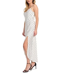 Guess Women's Cemona Printed Faux-Wrap Sleeveless Dress