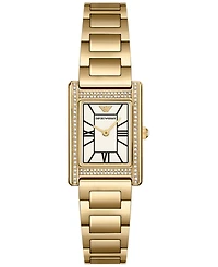 Emporio Armani Women's Gold-Tone Stainless Steel Bracelet Watch 22mm
