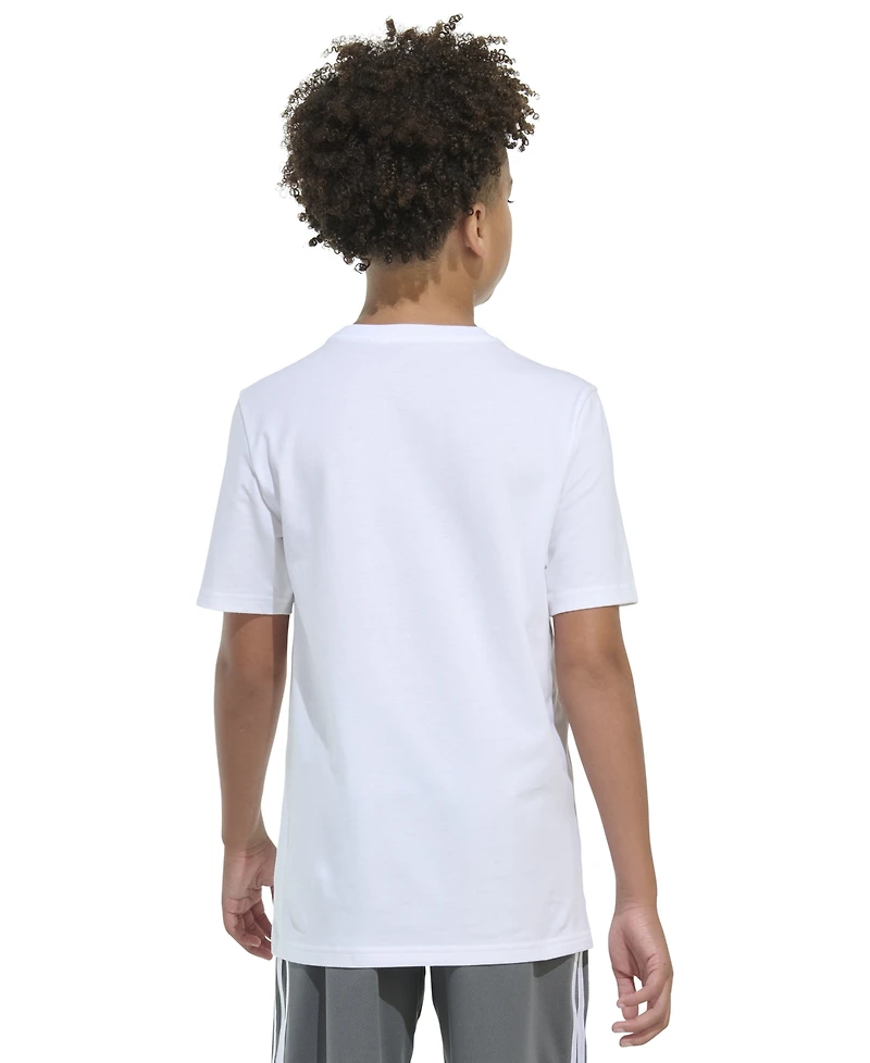 adidas Big Boys Short-Sleeve Three Slice Life Graphic Cotton T-Shirt