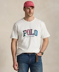 Polo Ralph Lauren Men's Big & Tall Plaid-Logo Jersey T-Shirt