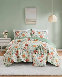 Addison Park Rosalie Floral 3-Pc. Quilt and Tote Set, Twin