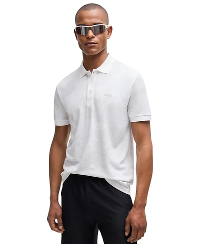 Boss by Hugo Men's Reflective Print Polo