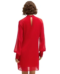 Boss by Hugo Women's Plisse Pleats High-Neck Dress