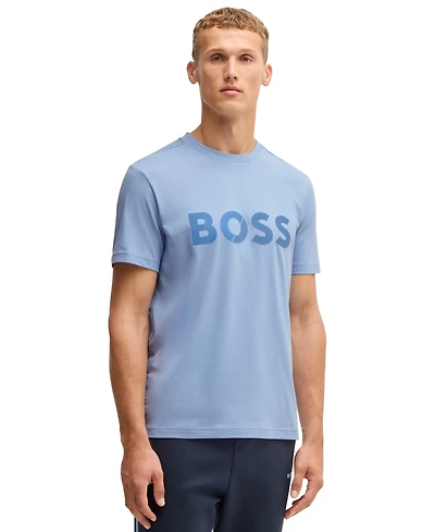 Boss by Hugo Men's Large Logo Regular-Fit T-Shirt