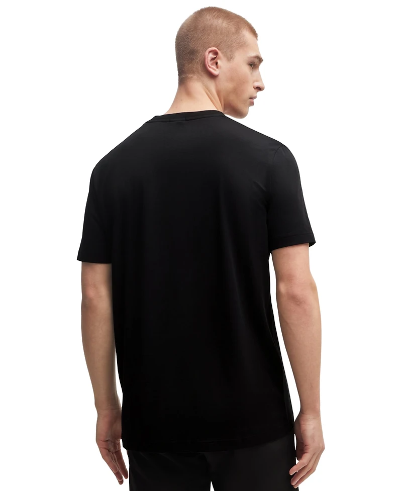 Boss by Hugo Men's Contrast Logo Regular-Fit T-Shirt