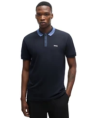 Boss by Hugo Boss Men's Contrast Logo Polo Shirt