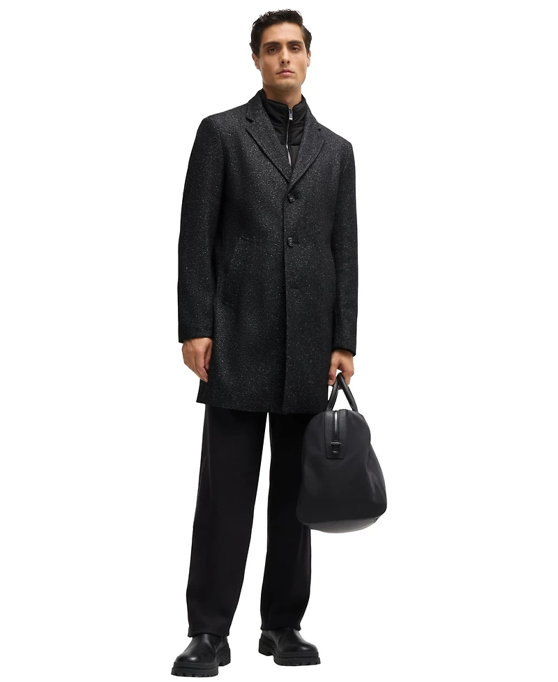 Boss by Hugo Boss Men's Zip-Up Slim-Fit Coat