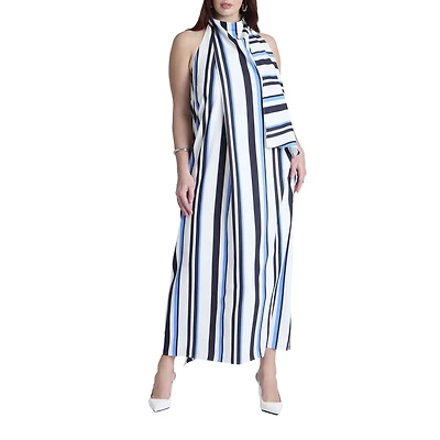 Eloquii Women's High Neck Maxi Dress