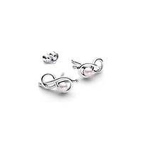 Pandora Sterling Silver Infinity Knot Stud Earrings