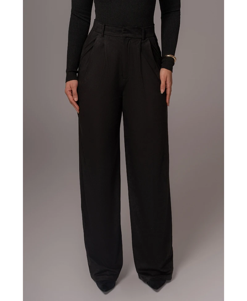 Jluxlabel Women's Classic High Rise Trousers