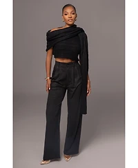 Jluxlabel Women's Classic High Rise Trousers