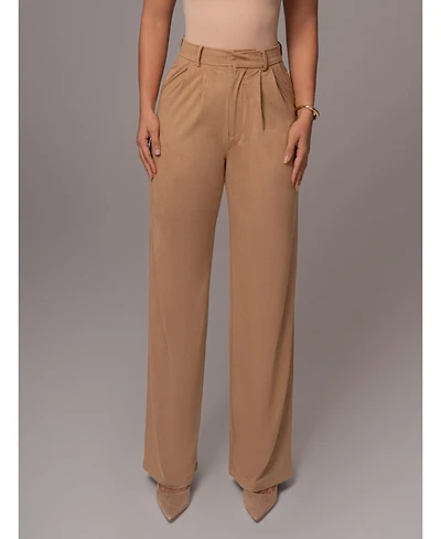 Jluxlabel Women's Classic High Rise Trousers