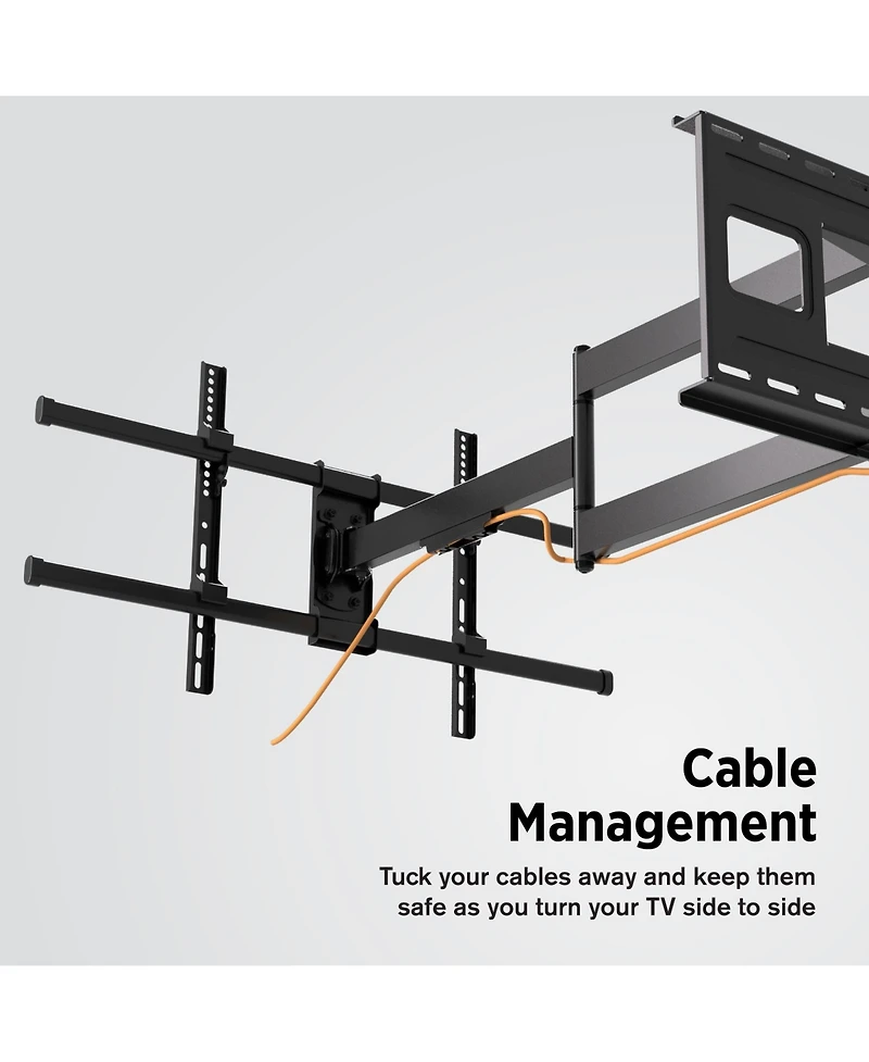 ProMounts Premium Full Motion Tv Wall Mount with 40 Inch Extension Long Arm for TVs for 32-80 Inch
